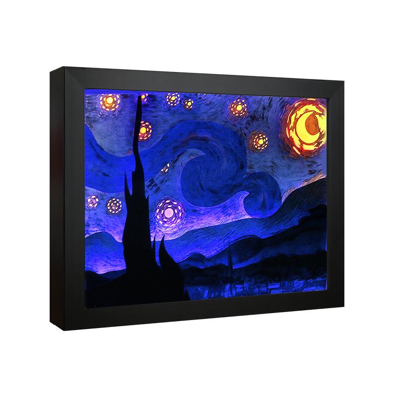Starry Night Paper Cut Light Box