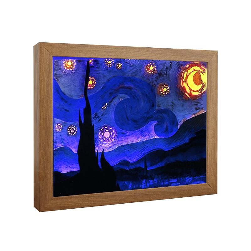Starry Night Paper Cut Light Box