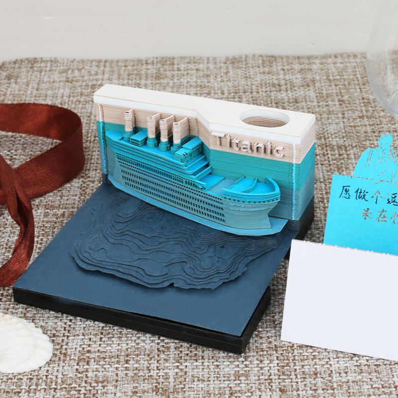 Titanic Love Style 3D Memo Pad