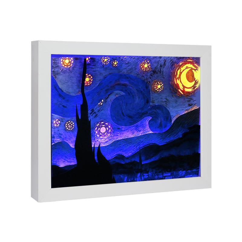 Starry Night Paper Cut Light Box
