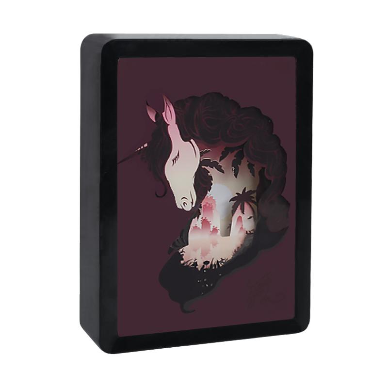 Unicorn Style Paper Cut Light box