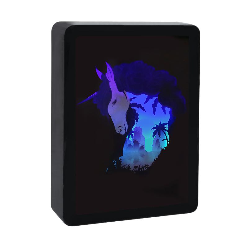 Unicorn Style Paper Cut Light box