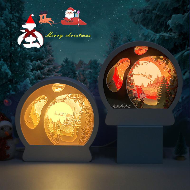 Christmas Papercut Lightbox