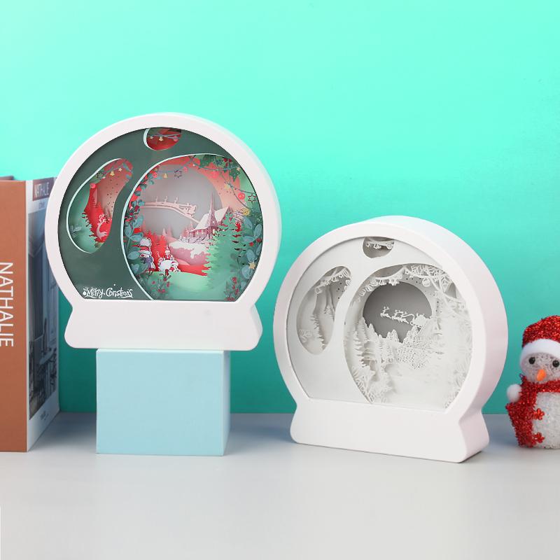 Christmas Papercut Lightbox