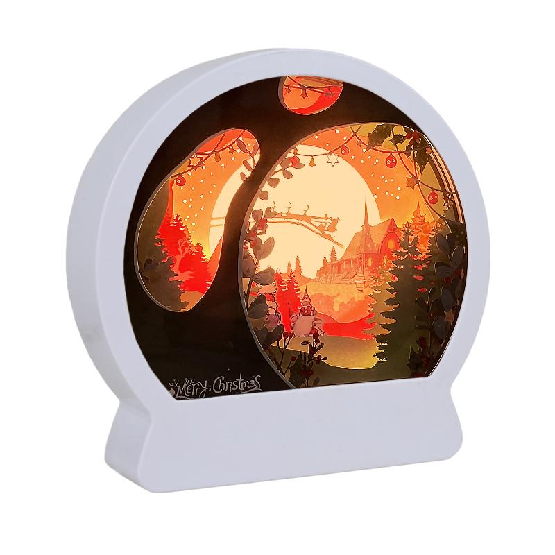 Christmas Papercut Lightbox