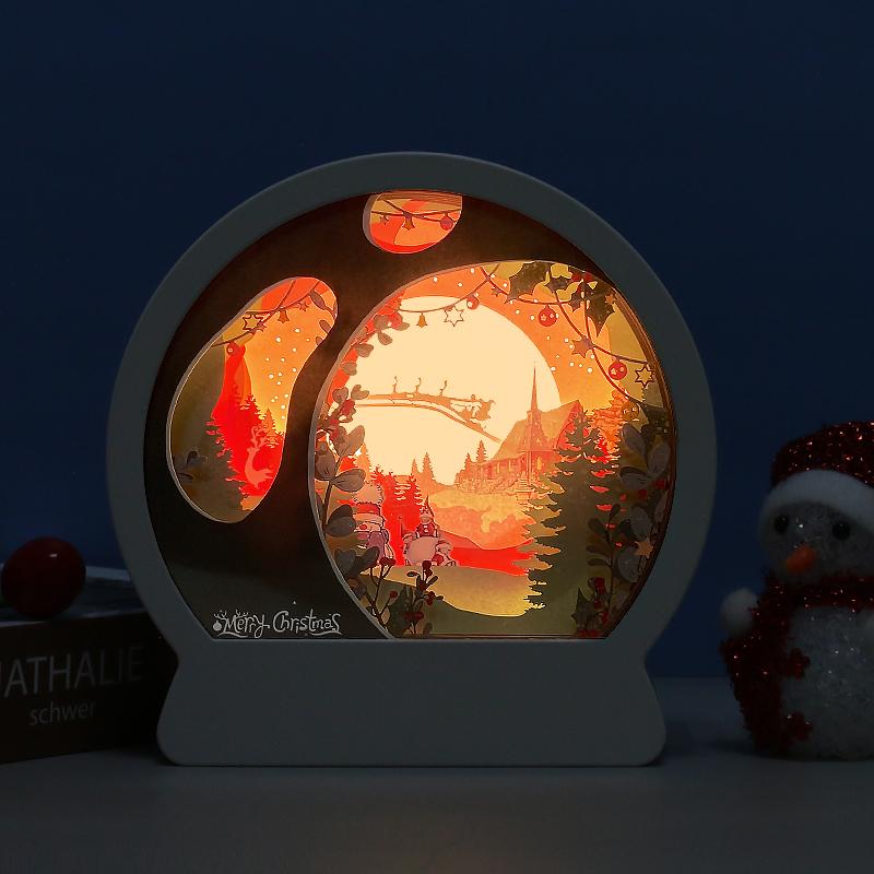 Christmas Papercut Lightbox