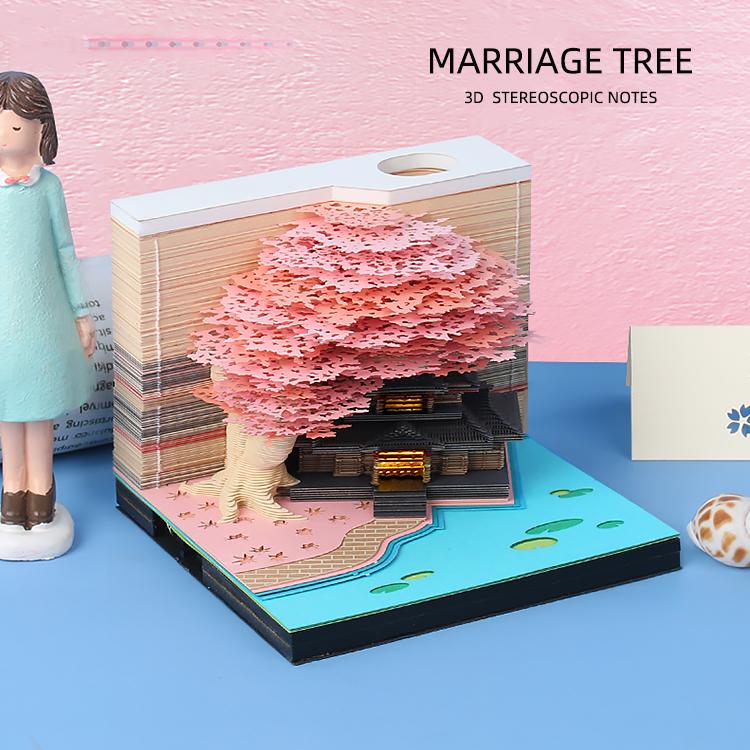 Love Tree Memo Cube